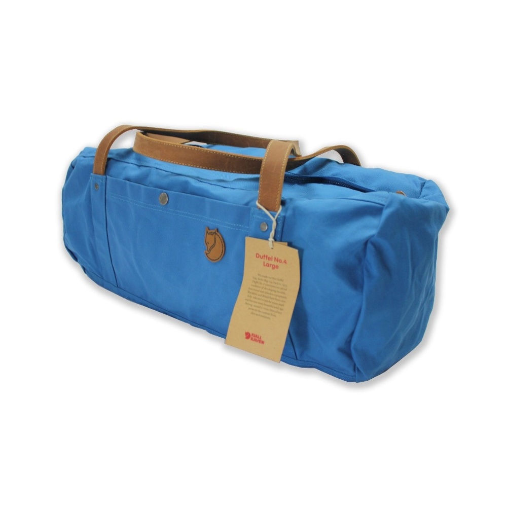 FJALLRAVEN Large Duffle Bag No. 4 G-1000 Blue